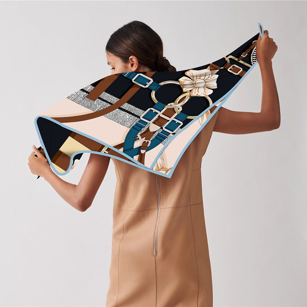 90cm New Design Belt Twill Sil - Silk Neck Scarf recension och pris