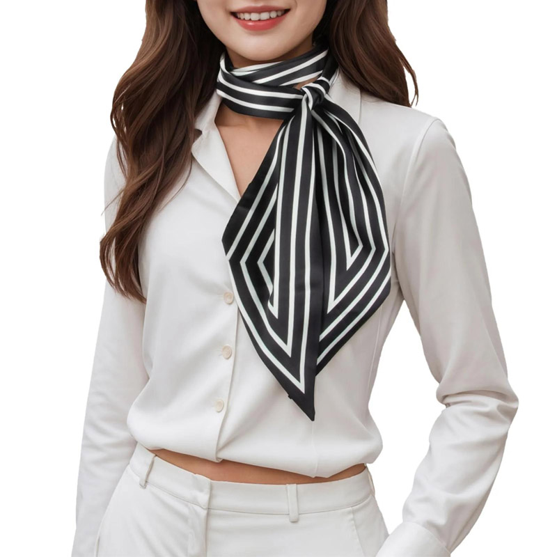 Fashion Stripes Hair Ribbon Sc - Silk Tie Striped recension och pris