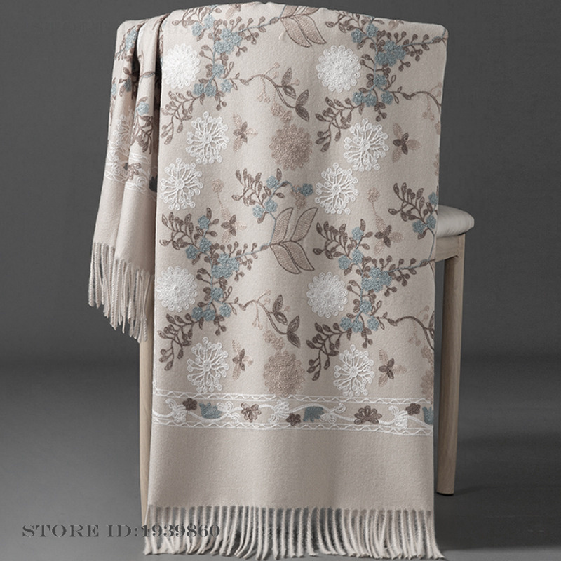 Women's Cashmere Pashmina Scar - Woven Scarf Blanket recension och pris