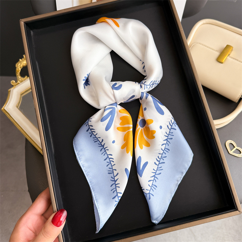 1Pc new printed fashion silk s - Silk Neck Scarf recension och pris