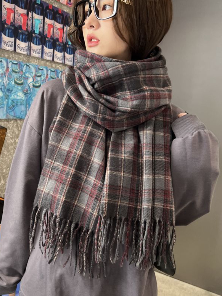 New Imitation Cashmere Women S - Woven Scarf Blanket recension och pris