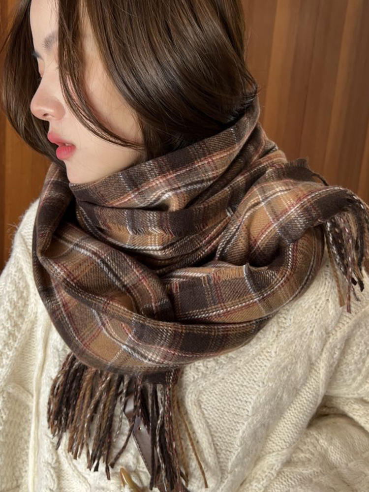 New Imitation Cashmere Women S - Woven Scarf Blanket recension och pris